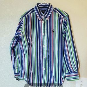 Sz 5 Ralph Lauren Striped button down